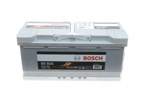 АКБ S5 SILVER 110 А*ч -/+ 920A BOSCH 0 092 S50 150