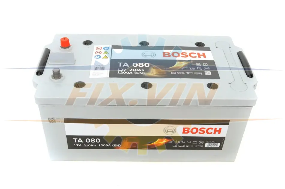 Акумулятор Bosch 12В/210Аг/1200А/61кг BOSCH 0 092 TA0 800 (фото 1)
