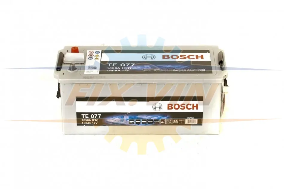 Акумулятор Bosch 12В/190Аг/1050А/46,99кг BOSCH 0 092 TE0 777 (фото 1)