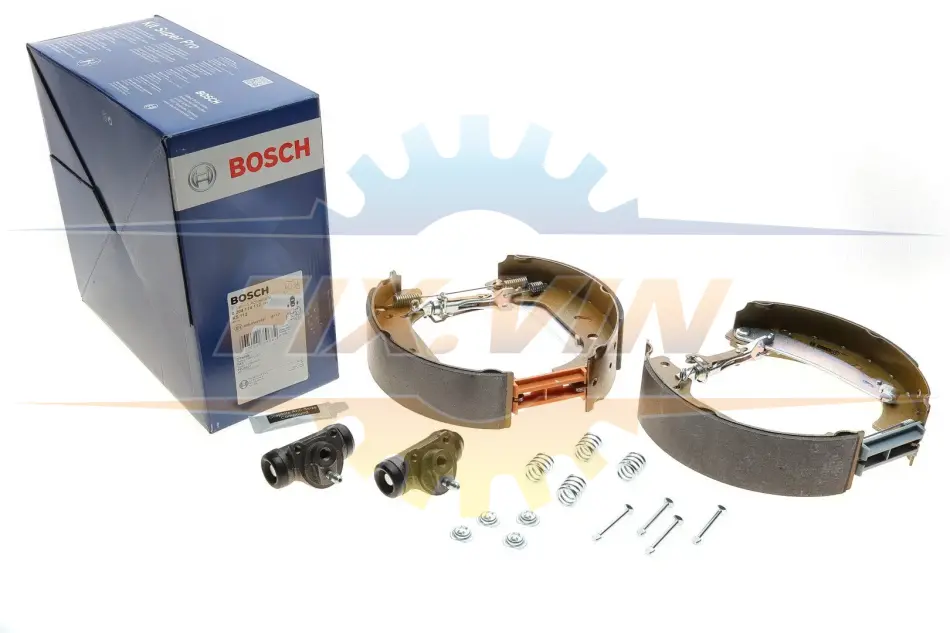 Компл. барабанних колодок з гальмівними циліндрами BOSCH 0 204 114 112 (фото 1)