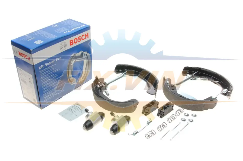 Компл. барабанних колодок з гальмівними циліндрами BOSCH 0 204 114 642 (фото 1)