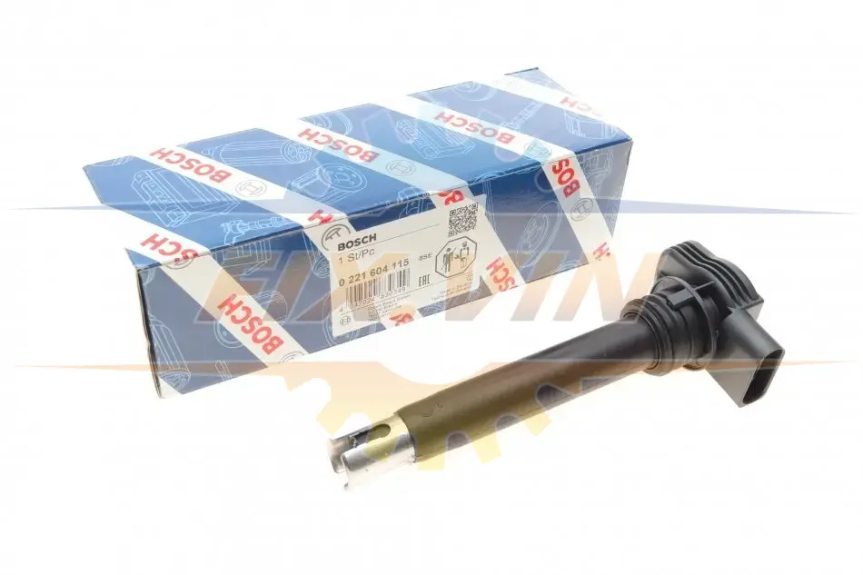 Катушка зажигания AUDI, SKODA, VW (пр-во) BOSCH 0 221 604 115 (фото 1)