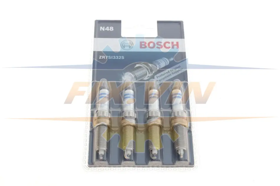 Свічка запалювання (к-кт 4шт) Citroen С3.С4/Peugeot 207/208 1.4/1.6i 07-/Mini 1.6 (N14/N18) 06-14 BOSCH 0242135812 (фото 1)
