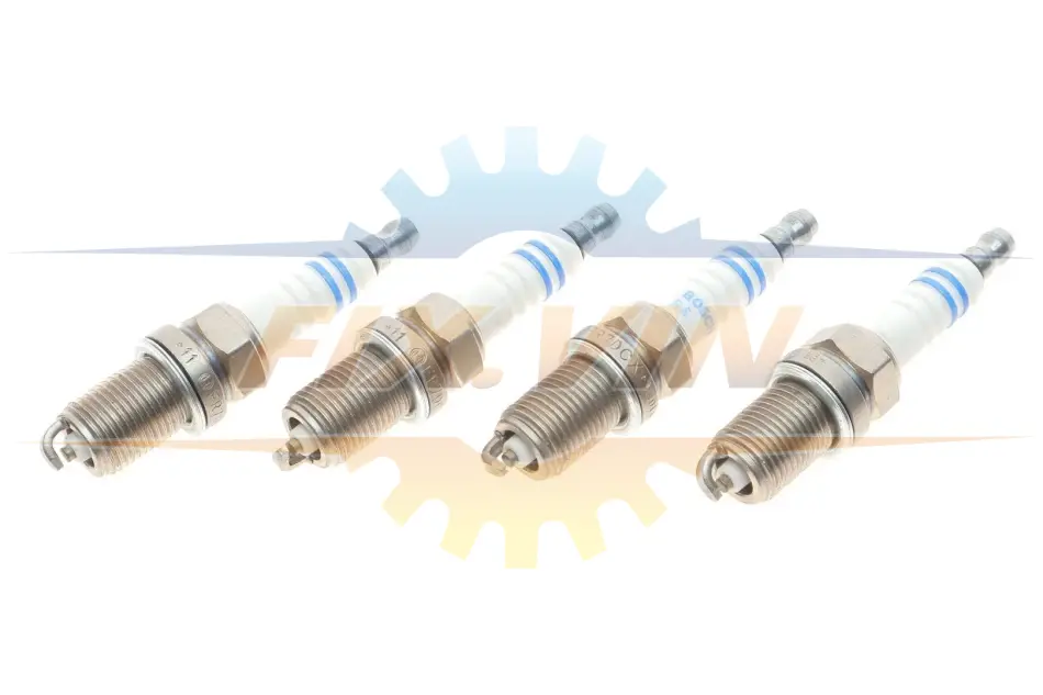 Свічка запалювання FR7DCXE NICKEL CHEVROLET AVEO, LACETTI, DAEWOO LANOS 4шт. (вир-во) BOSCH 0242235913 (фото 1)