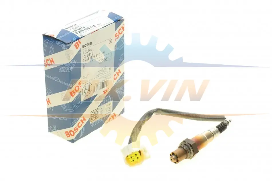 Лямбда-зонд (кількість дротів 4, 343мм) CHEVROLET EPICA CHRYSLER GRAND VOYAGER V, SEBRING, VOYAGER V DODGE AVENGER, CALIBER, GRAND, JOURNEY JEEP COMMANDER, COMPASS, PATRIOT 1.2-3.8 06.01- BOSCH 0 258 006 915 (фото 1)