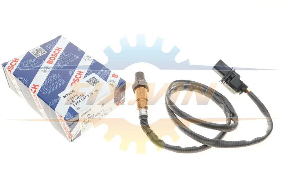 Лямбда-зонд (кількість дротів 5, 1000мм) BMW 1 (E87), 5 (F10), 5 (F11), 7 (F01, F02, F03, F04), X3 (F25), X5 (E70) MAN HOCL, LION´S CITY, NG, NL, NM, TGA, TGL I, TGM I, TGS I 10.5D-6.9D 04.00- BOSCH 0 258 017 025 (фото 1)