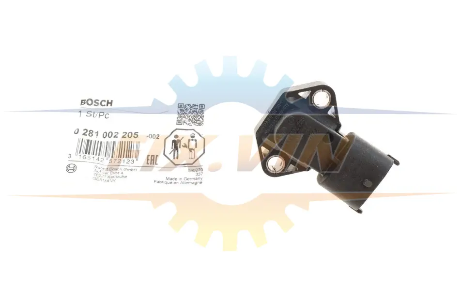 ДАТЧИК ТИСКУ НАДДУВУ BOSCH 0 281 002 205 (фото 1)