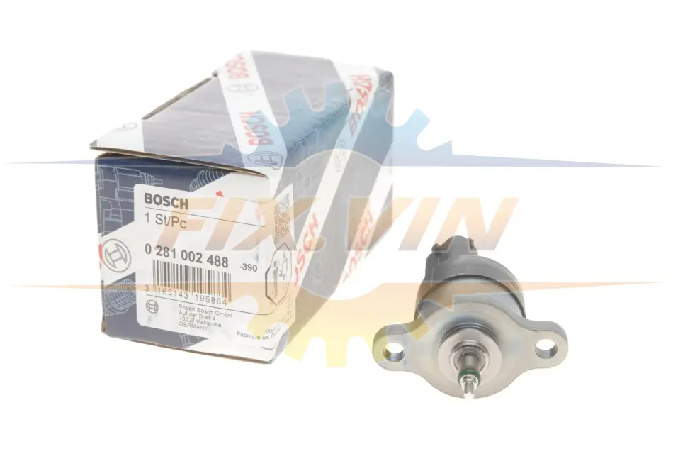 Редукционный клапан давления топлива CR Fiat (Brava, Doblo), Alfa Romeo (Alfa, GT), Lancia (Kappa) (BOSCH 0 281 002 488 (фото 1)
