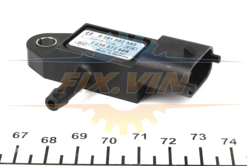 ДАТЧИК ТИСКУ НАДДУВУ BOSCH 0 281 002 593 (фото 1)