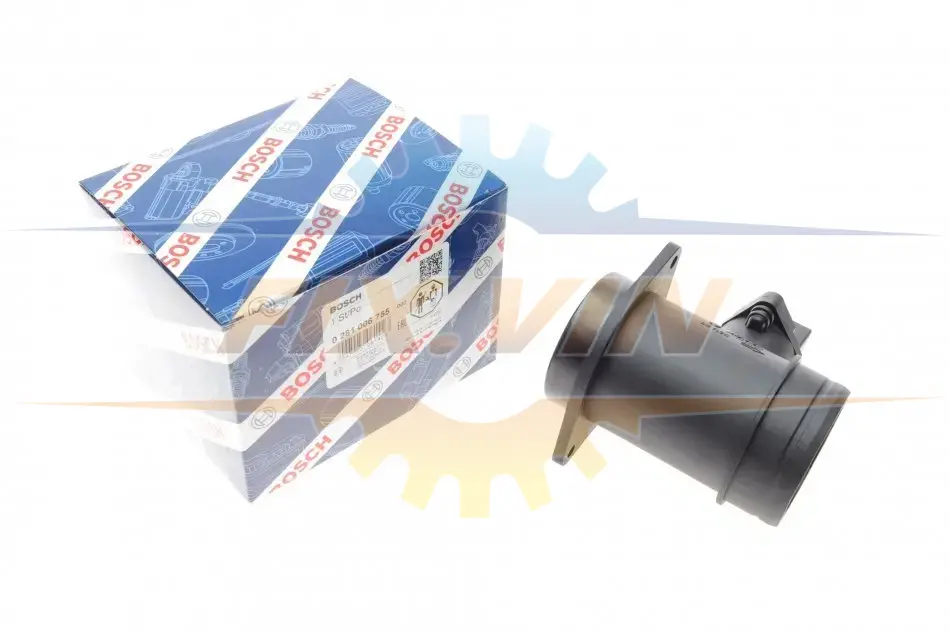 Витратомір повітря VAG A4/A6/Cordoba/Ibiza/Caddy/LT/Passat/Polo/T4 \'\'1,9-2,5 \'\'96-02 BOSCH 0281006755 (фото 1)