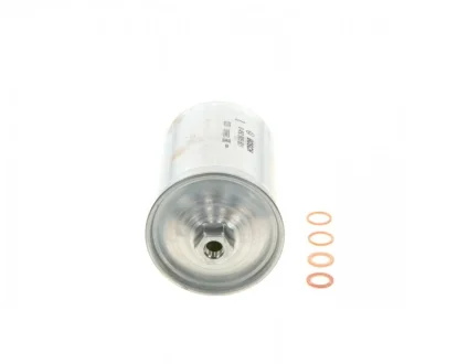 Фильтр топливный M14x1.5/M12x1.5. H=153. O81 FORD Fiesta III, Transit 77(86,92), SAAB 9-3(9-5), 900, 9000, ГАЗ Соболь, 3102(-10,-11), VOLVO 740, 940, БАЗ Эталон, 5020405, 82GB9155AA, 4163853, 1306530 BOSCH 0450905601