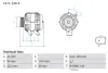 Генератор (14В, 120А, відновлений) FORD B-MAX, C-MAX II, ECOSPORT, FIESTA, FIESTA VI, FOCUS III, FOCUS III/HATCHBACK, FOCUS III/KOMBI, GRAND C-MAX, KA+ III, KUGA II, MONDEO IV 1.0-2.0D 03.07- BOSCH 0986082220 (фото 1)