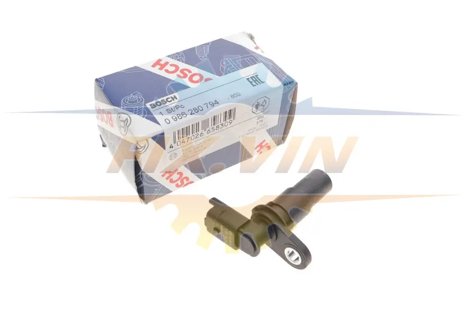 Датчик положення колінвалу Renault Laguna III/Scenic III 1.6 16V 08- BOSCH 0986280794 (фото 1)