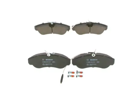 Колодки гальмівні дискові CITROEN Jumper 1.9,2.5Diesel/FIAT DUCATO 18,4x4 2.5,2.8TD/PEUGEOT Boxer BOSCH 0986424031