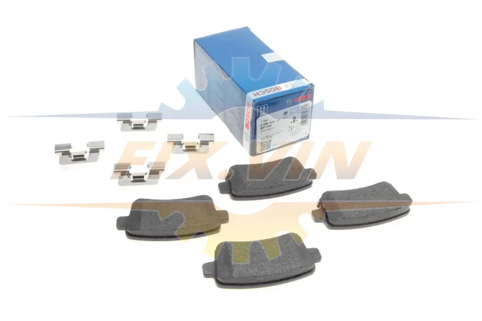 Колодки гальмівні дискові BOSCH 0 986 424 124 (фото 1)