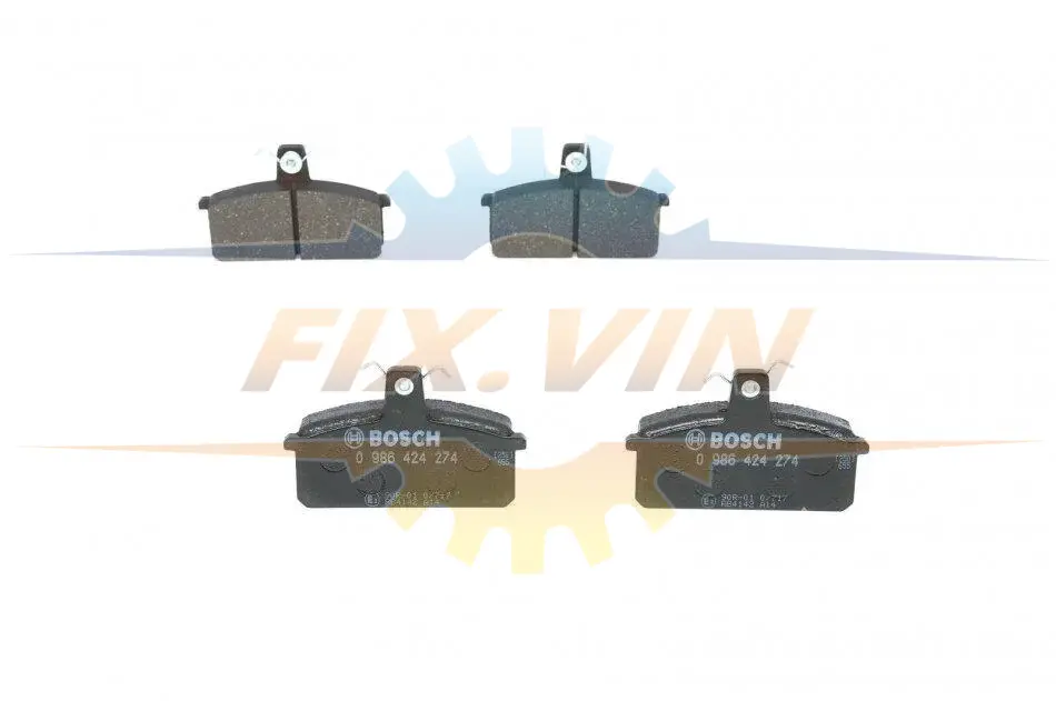 Колодки гальмівні (передні) Suzuki Vitara 1.9D 95-99 BOSCH 0986424274 (фото 1)