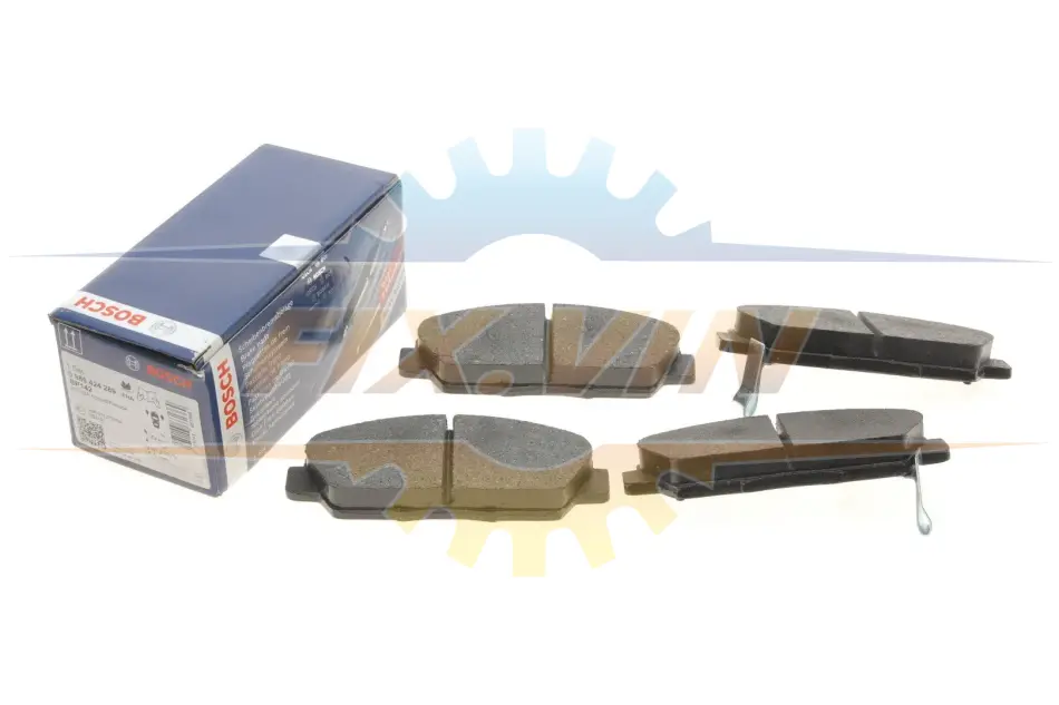 Колодка гальм. диск. HONDA ACCORD передн. (вир-во Bosch) BOSCH 0 986 424 289 (фото 1)