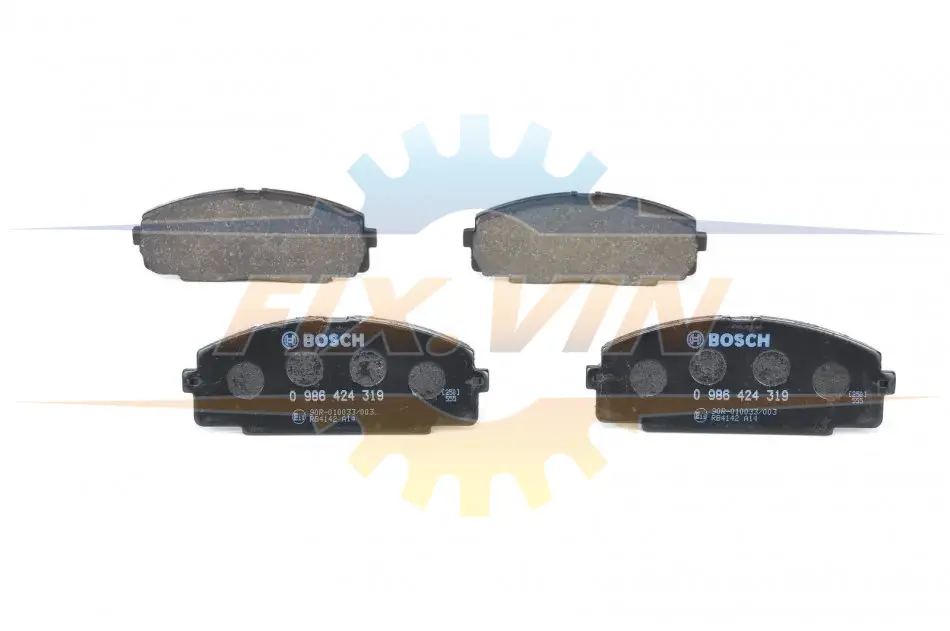 Гальмівні колодки, дискові BOSCH 0986424319 (фото 1)