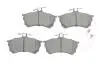 Колодки гальмівні (передні) Mitsubishi Carisma 95-06 BOSCH 0986424370 (фото 1)
