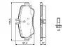 ГАЛЬМІВНІ КОЛОДКИ, ДИСКОВІ BOSCH 0 986 424 470 (фото 2)