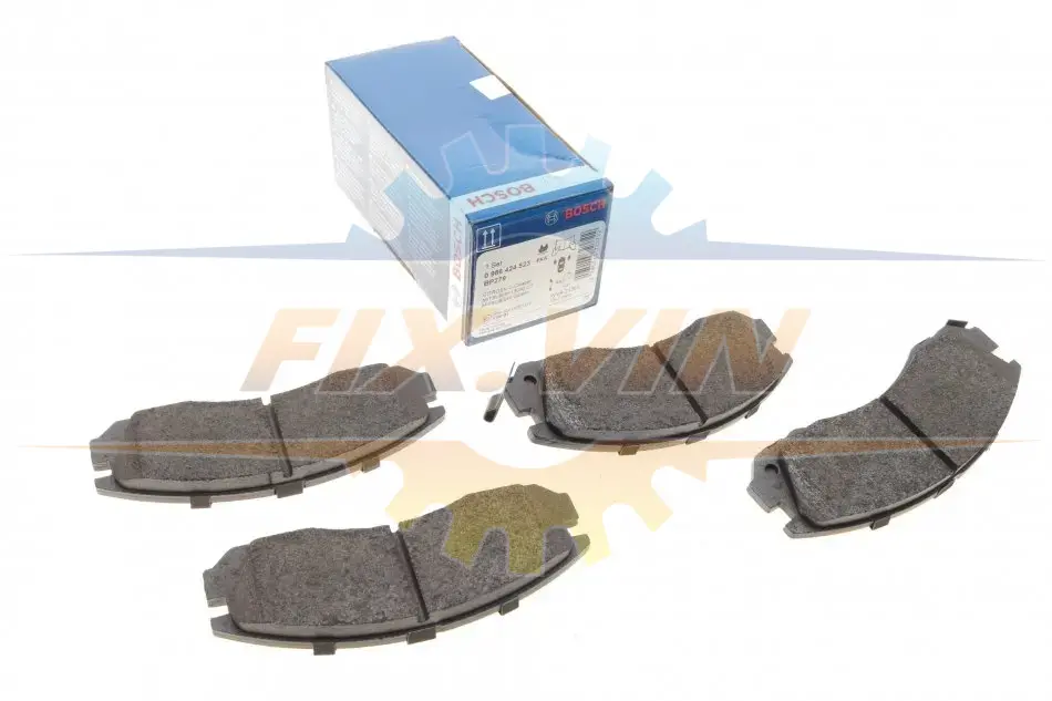 ГАЛЬМІВНІ КОЛОДКИ, ДИСКОВІ BOSCH 0 986 424 523 (фото 1)