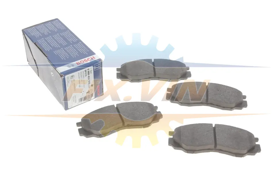 Колодки гальмівні дискові BOSCH 0 986 424 572 (фото 1)