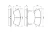 Комплект гальмівних колодок BOSCH 0986424575 (фото 6)