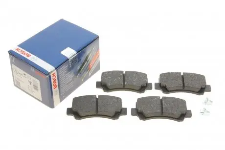Колодки гальмівні (передні) Chery A1/Cowin/QQ6 06-15/Suzuki Wagon R+ 98-00 BOSCH 0 986 424 626