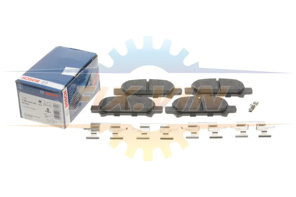 Колодки гальмівні дискові SUBARU Forester Impreza 2.0i/Legacy 3.0i -07 BOSCH 0986424650 (фото 1)