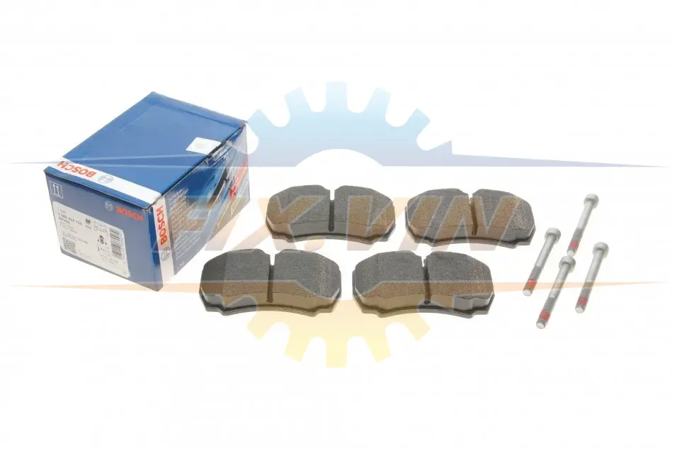 Колодки гальмівні (задні) Iveco Daily III-VI 99- (Brembo) BOSCH 0 986 424 750 (фото 1)