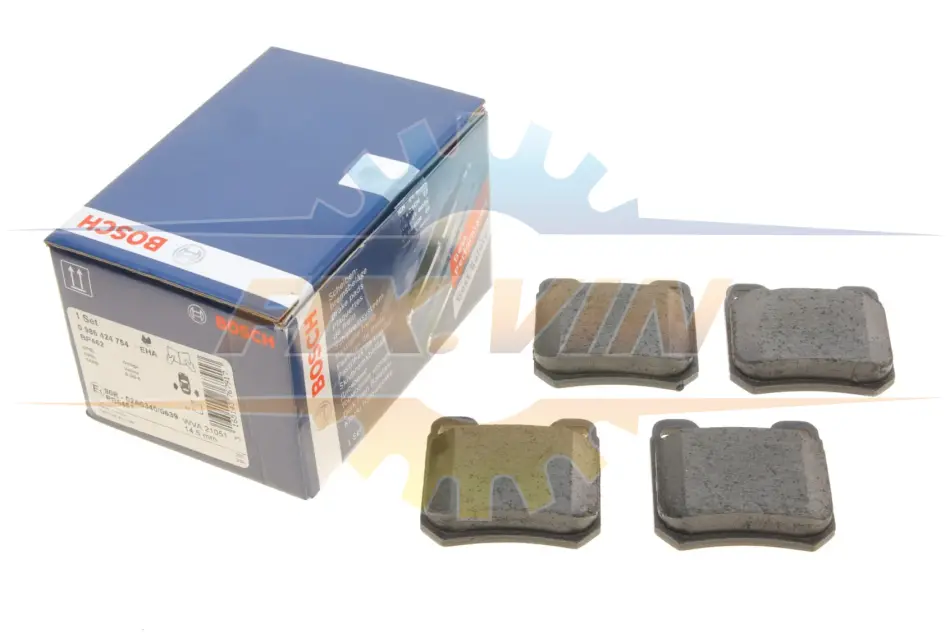 Колодки гальмівні дискові BOSCH 0 986 424 754 (фото 1)