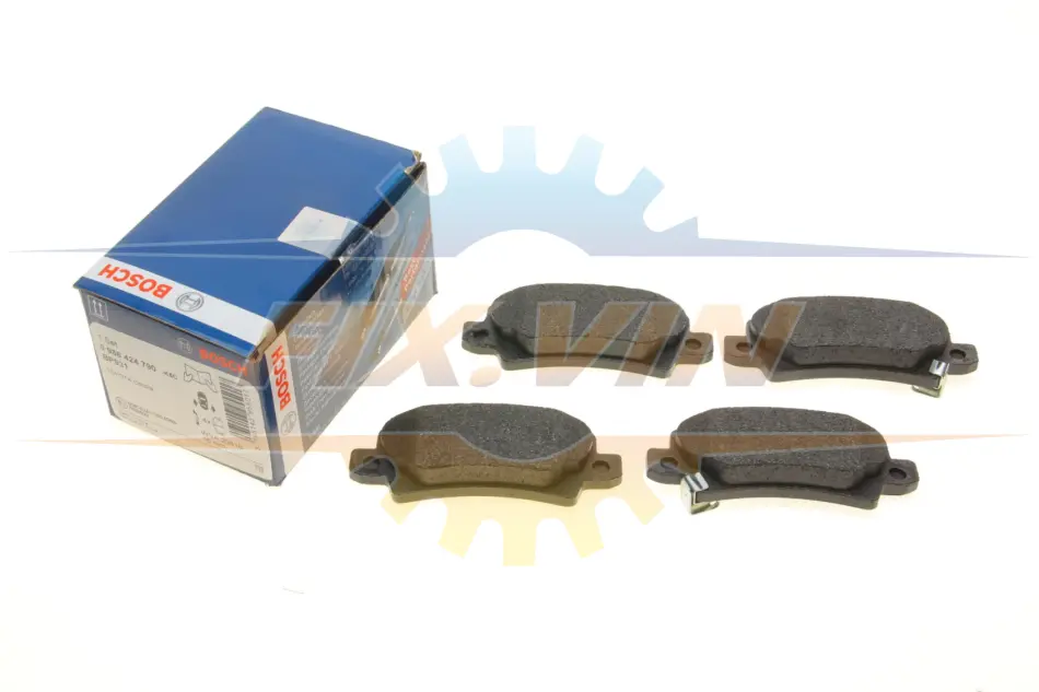 Колодки гальмівні дискові BOSCH 0 986 424 790 (фото 1)