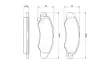 Гальмівні колодки дискові BOSCH 0986424804 (фото 6)