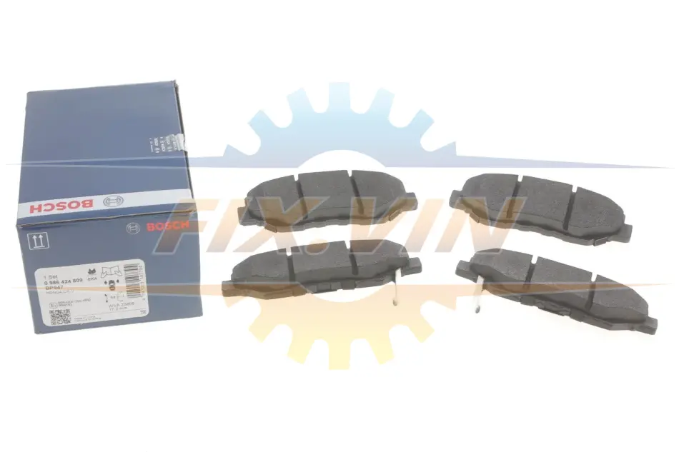 Гальмівні колодки дискові HONDA CR-V (RD) -06 BOSCH 0986424809 (фото 1)