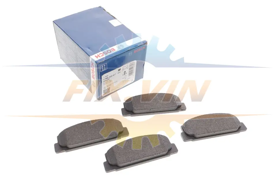 Гальмівні колодки дискові MAZDA 6 323 626 Premacy -07 BOSCH 0986424817 (фото 1)