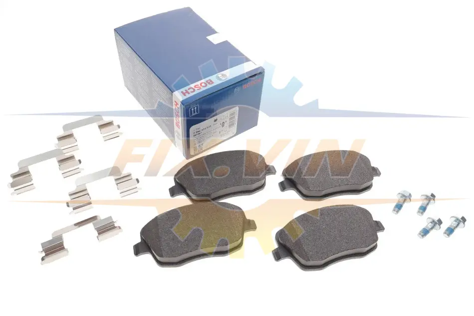 Гальмівні колодки дискові SEAT/SKODA/VW Ibiza/Cordoba/Fabia/Roomster/Polo \'\'F \'\'>>07 BOSCH 0986424829 (фото 1)