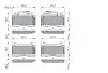 Комплект гальмівних колодок BOSCH 0986424851 (фото 5)
