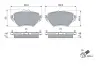 Комплект гальмівних колодок BOSCH 0986424878 (фото 5)