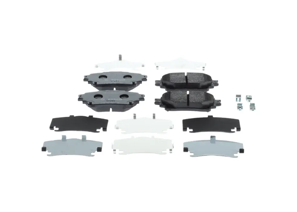 Комплект гальмівних накладок, дискове гальмо BOSCH 0986460043 (фото 1)