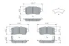 Колодки гальмівні дискові SUZUKI Ignis \'\'F \'\'16>> BOSCH 0986460075 (фото 5)