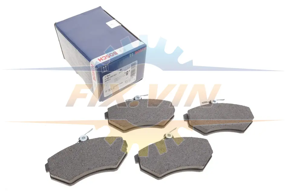 Гальмівні колодки дискові AUDI Cabriolet/SEAT Toledo/Ibiza/Cordoba/VW Golf III -99 BOSCH 0986460943 (фото 1)