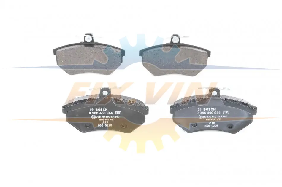 Гальмівні колодки дискові AUDI Cabriolet/A4/SEAT Toledo/Ibiza/Cordoba/VW Passat/Golf III/CaddyII BOSCH 0986460944 (фото 1)
