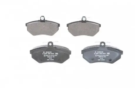 Гальмівні колодки дискові AUDI Cabriolet/A4/SEAT Toledo/Ibiza/Cordoba/VW Passat/Golf III/CaddyII BOSCH 0986460944