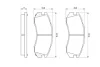 Комплект тормозных колодок BOSCH 0986460984 (фото 5)