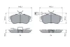 Комплект тормозных колодок BOSCH 0986461115 (фото 4)