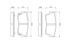 Комплект тормозных колодок BOSCH 0986461750 (фото 5)