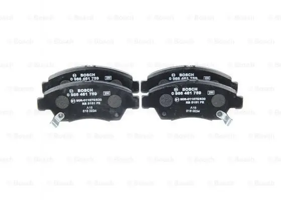 Гальмівні колодки дискові HONDA Civic -04 BOSCH 0986461759 (фото 1)