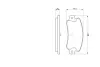 A_Колодки гальмівні дискові ALFA ROMEO 164/FIAT Croma90 -98 BOSCH 0986461770 (фото 5)