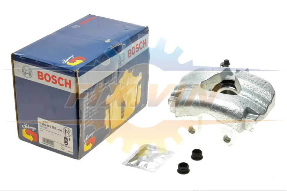 Супорт гальмівний (передній) (R) VW T5 03-15 (OE - Reman.) знято з постачання BOSCH 0 986 474 181 (фото 1)