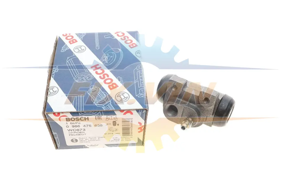 Циліндр гальмівний робочий BOSCH 0 986 475 635 (фото 1)